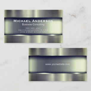 Metallic Shine Business Card Visitenkarte