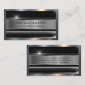 Metallic Shine | Sparkle Visitenkarte (Vorne/Hinten)