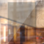 Metallic Silver Partial Transparent Design Fensteraufkleber (Blatt 2)