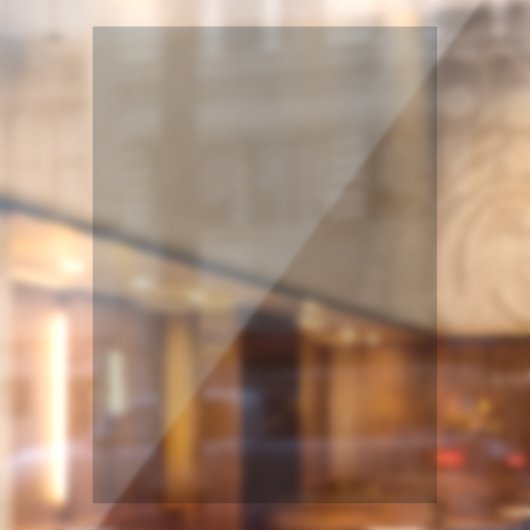 Metallic Silver Partial Transparent Design Fensteraufkleber (Blatt 2)