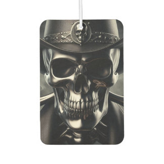 Metallic Skull Cowboy Air Freshener Autolufterfrischer