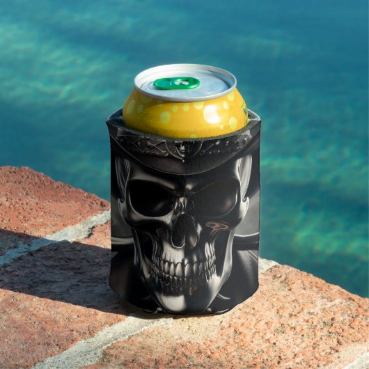 Metallic Skull Cowboy Can Cooler Dosenkühler (In Situ Pool)