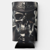 Metallic Skull Cowboy Can Cooler Selters Dosenkühler (Rückseite)