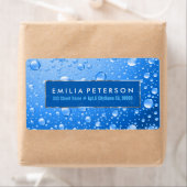 Metallic Sky Blue Rain sinkt Silberakzente (Insitu)