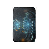 Metallic Spider Webs Badematte (Vorderseite Vertikal)