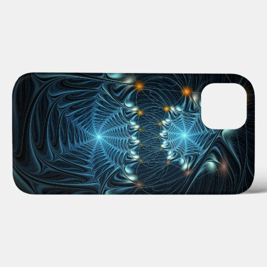 Metallic Spider Webs Case-Mate iPhone Hülle (Rückseite (Horizontal))