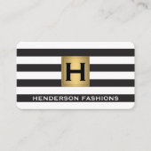 Metallic/Streifen Visitenkarte (Vorderseite)