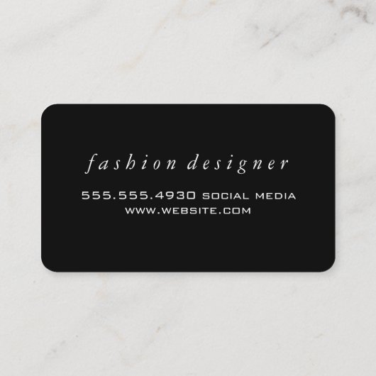 Metallic/Streifen Visitenkarte (Rückseite)