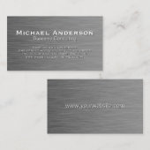Metallic Texture Business Card Visitenkarte (Vorne/Hinten)