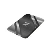 Metallic Texture Monogram Badematte (Schrägansicht)