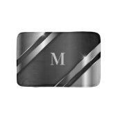 Metallic Texture Monogram Badematte (Vorderseite)