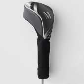 Metallic Texture Monogram Golf Headcover (angewinkelt)