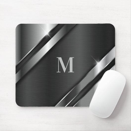 Metallic Texture Monogram Mousepad (Mit Mouse)