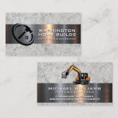 Metallic | Tools | Baufahrzeug Visitenkarte (Vorne/Hinten)