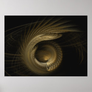 'Metallic Weird Thing' Poster