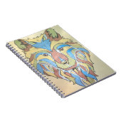 Metallic-Wolf-Notebook Notizblock (Rechte Seite)