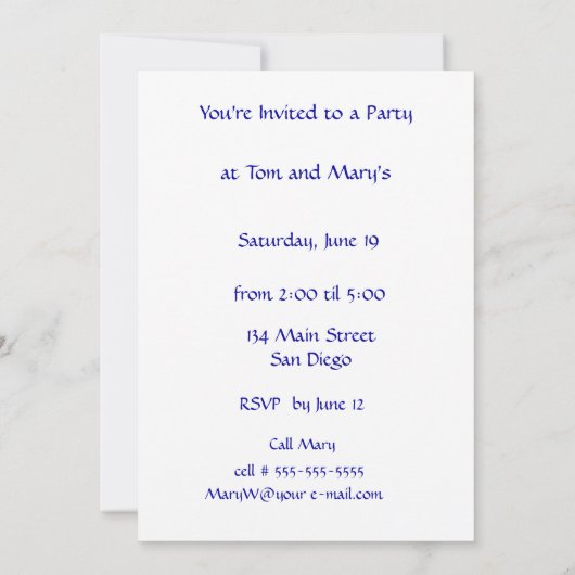 Metallica 3D Kreise u. treten Sie werden Einladung (Rückseite)