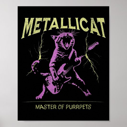 Metallicat Master Of Purrpets Poster (Vorne)