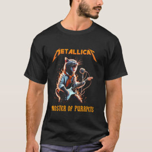 Metallicat Monster der Purrpets - Lustige Katze 4 T-Shirt