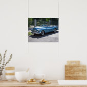 Metallicblauer Buick Skylark 1953 Poster (Küche)