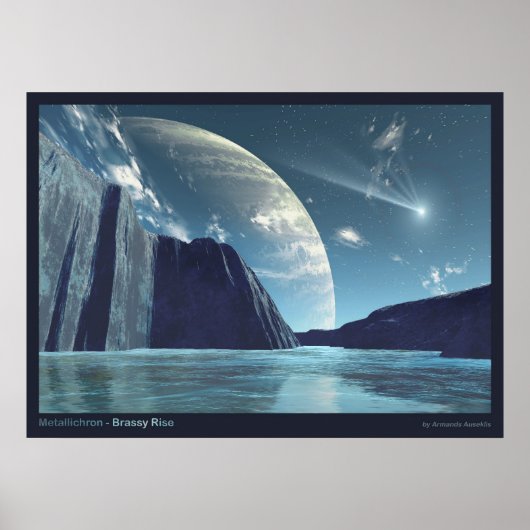 Metallichron - Brassy Rise Poster (Vorne)