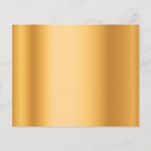 Metallicweißes Glas mit einem Hochzeitmenü (Rückseite)