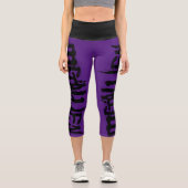 METALLIFUN-Leggings Capri Leggings (Vorderseite)