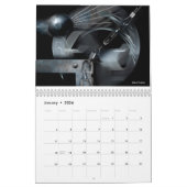 METALLIKISCHE ABSTRAKTE DIMENSIONEN - Mauerkalende Kalender (Jan 2026)