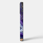 Metallisch Abstrakt in Regalfarben Case-Mate iPhone Hülle (Rückseite / Links)