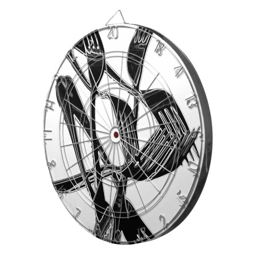 metallisch dartscheibe (Vorderseite rechts)