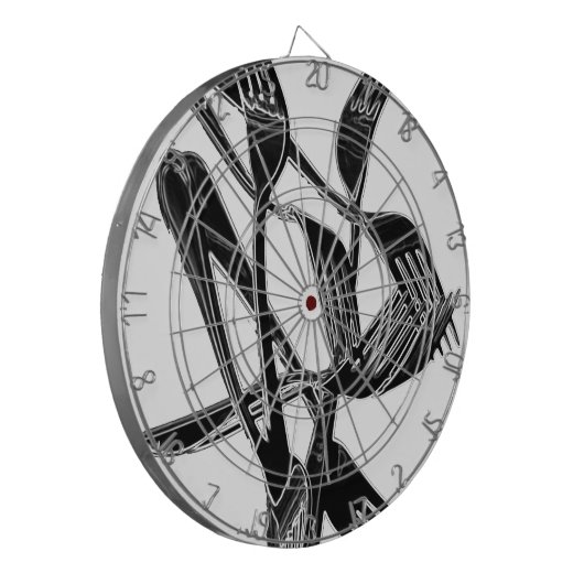 metallisch dartscheibe (Vorderseite Links)