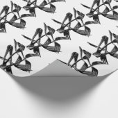 Metallisch Geschenkpapier (Ecke)