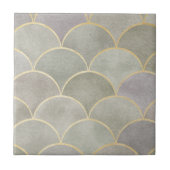 Metallisch glänzende Art Deko Fan Patterns, Deko, Fliese (Vorderseite)