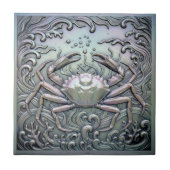 Metallisch Irisierender Krebs ID1223 Fliese (Vorderseite)