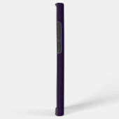 Metallisch Lila mit Black Paisley Lace Samsung Galaxy Hülle (Rechte Seite)