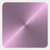 metallisch Lila Quadratischer Aufkleber (Vorderseite)