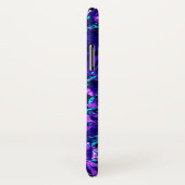 Metallisch Lila und Aquamarin Case-Mate iPhone Hülle (Hinten/Rechts)