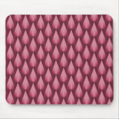 Metallisch Pink Dazzling Raindrops Mousepad (Vorne)