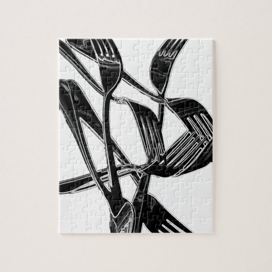 metallisch puzzle (Vertikal)