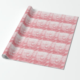 Metallisch rote Leinwand: Eleganz durch Pinselstri Geschenkpapier