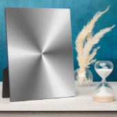 Metallisch Silber Fotoplatte (Seite)