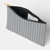 Metallisch Silber Zubehörtasche (Offen)