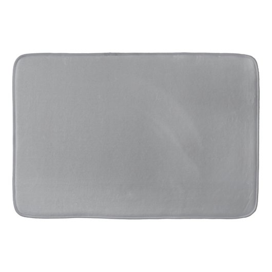 Metallisch-silberfarbene Badematte (Vorderseite)