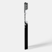 Metallische Abstrakte Blüte iPhone Hülle (Linke Seite)