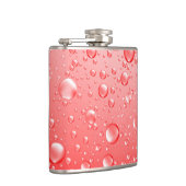 Metallische Abstrakte Regenfälle Flachmann (Rechts)