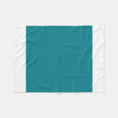 Metallische Algengrün Fleecedecke (Vorderseite (Horizontal))