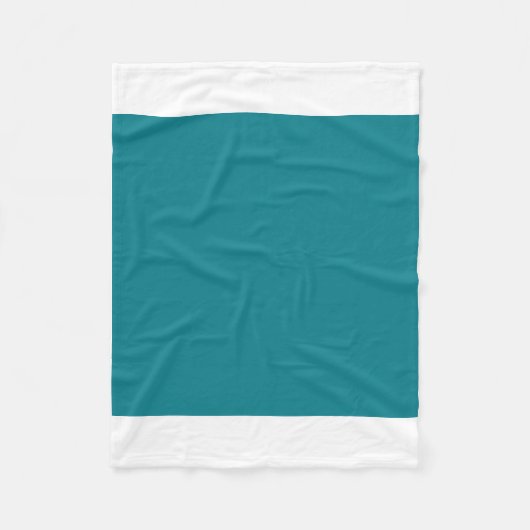 Metallische Algengrün Fleecedecke (Vorderseite)