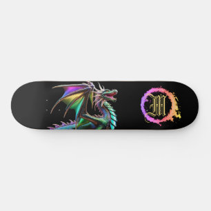 *~* Metallische AP88 Aquamariner Elementargolddrac Skateboard
