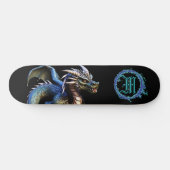 *~* Metallische AP88 Elemental Fierce Aquamarin Dr Skateboard (Horizontal)