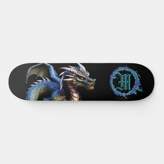 *~* Metallische AP88 Elemental Fierce Aquamarin Dr Skateboard (Horizontal)